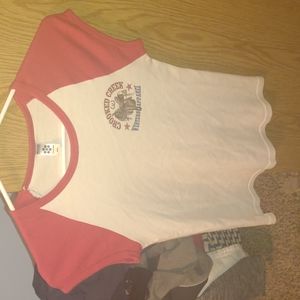 Sleeveless Baseball Tee